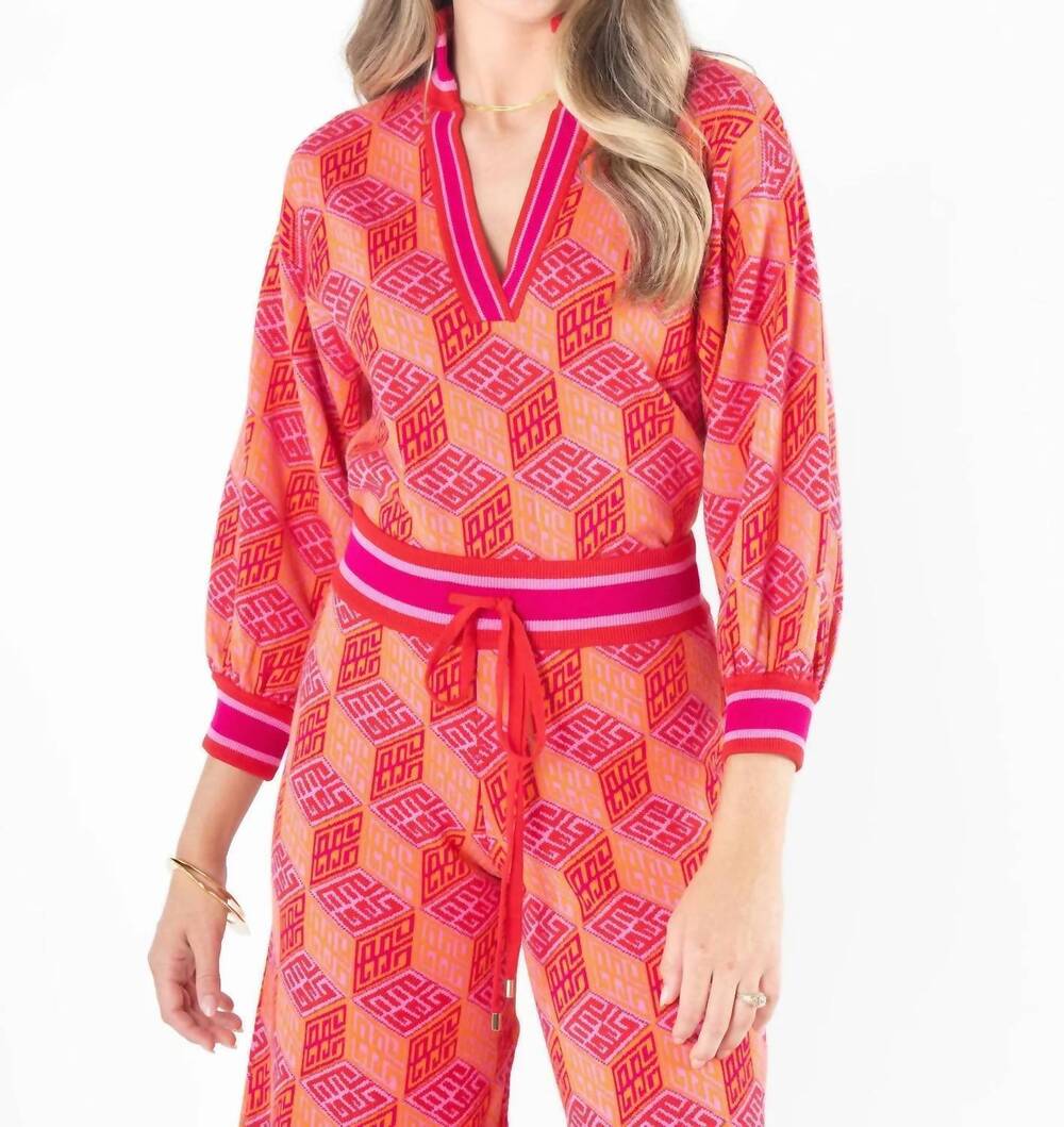 NEW EMILY MCCARTHY lolli sweater in block monogram